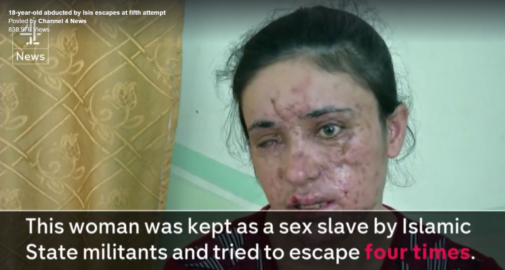 Yazidi kvinna sexslav hos IS