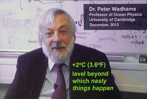 Peter Wadhams 2 degrees